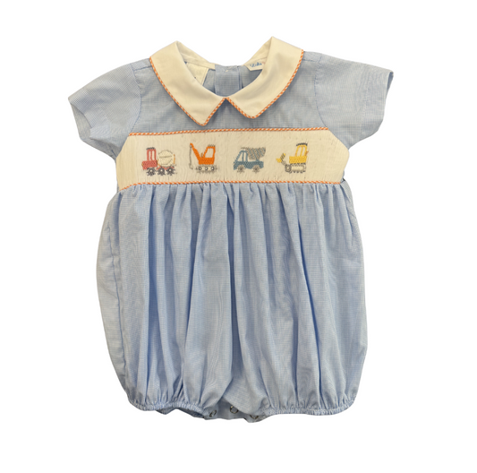 Noah Construction Smocked Bubble