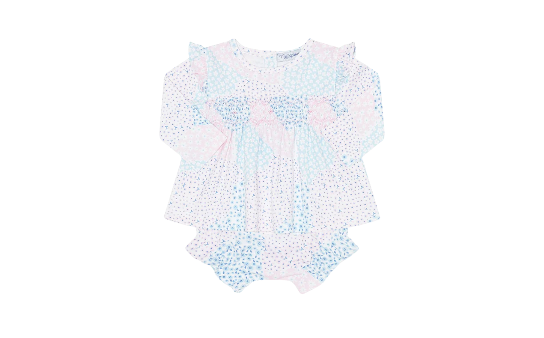 Nellapima Patchwork Smocked Dress Set
