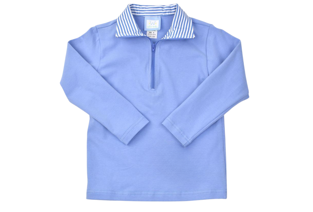 Funtasia Too Blue Stripes 1/2 Zip