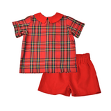 Funtasia Too Christmas Plaid Short Set