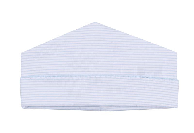 Magnolia Mini Stripes Hat- Light Blue