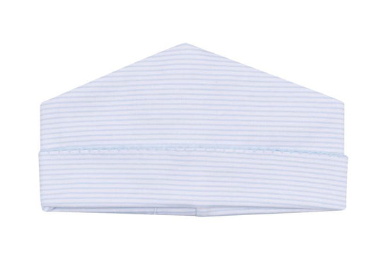 Magnolia Mini Stripes Hat- Light Blue