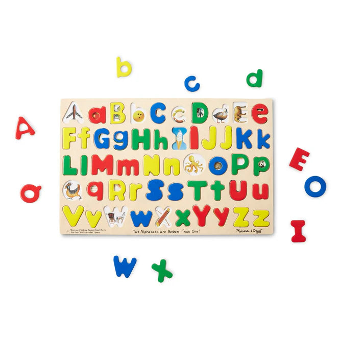 Melissa & Doug Upper and Lowercase Alphabet Puzzle