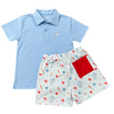 James and Lottie Keep Your Eye on the Ball Shorts Set