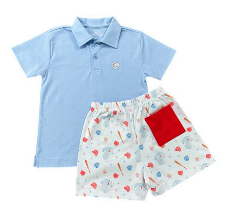 James and Lottie Keep Your Eye on the Ball Shorts Set