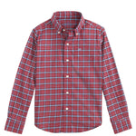 Southern Tide Skipjack Sport Shirt- Salsa Red