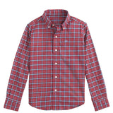 Southern Tide Skipjack Sport Shirt- Salsa Red
