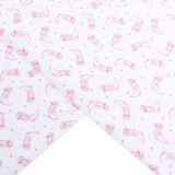Magnolia Baby Darling Cowboy Boots Printed Swaddle Blanket- Pink