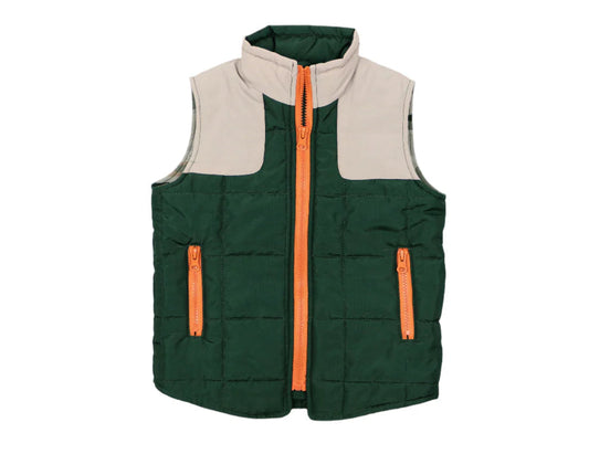BlueQuail Green and Khaki Classic Camo Vest