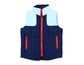 BlueQuail Navy and Light Blue Tattersall Vest