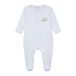 Magnolia Baby Bunny's Basket Footie- Light Blue
