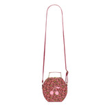 This Jadore mini satchel bag is covered with cotton Liberty fabric featuring a warm print. A large contrasting cherry on the front adds a pop of color.



Cotton poplin
Adjustable strap and handle
Measurements: 13 x 5.5 x 7.5 cm (5.1 x 2.2 x 3 in)
Composition : 100% Cotton