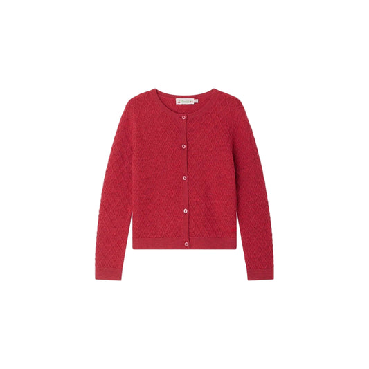 Bonpoint Jarancia Caridgan - Cherry Red