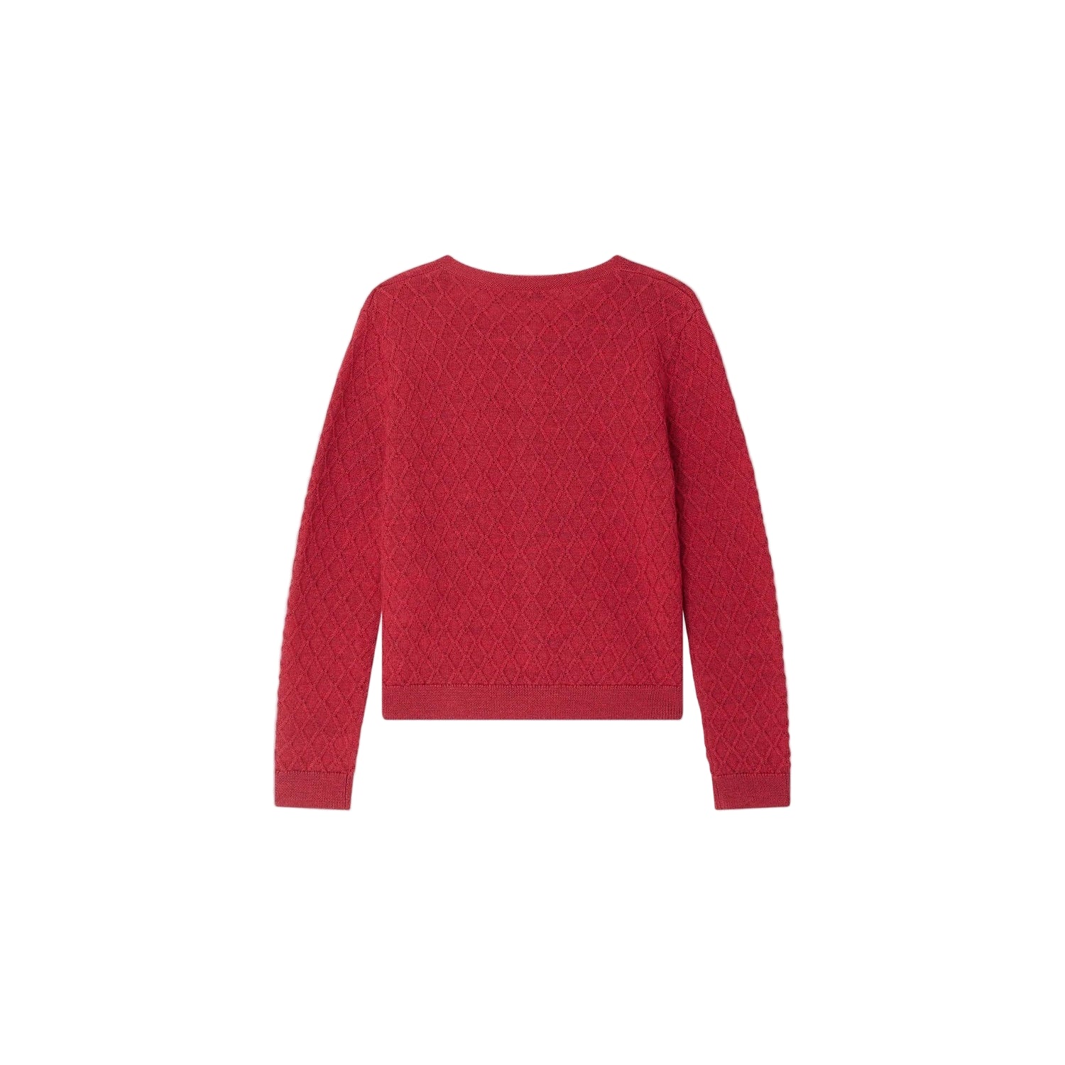 Bonpoit Garancie cardigan with fancy stitch