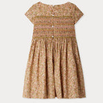 Rose Camelia Smocked Liberty Duchesse Dress