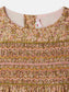 Rose Camelia Smocked Liberty Duchesse Dress