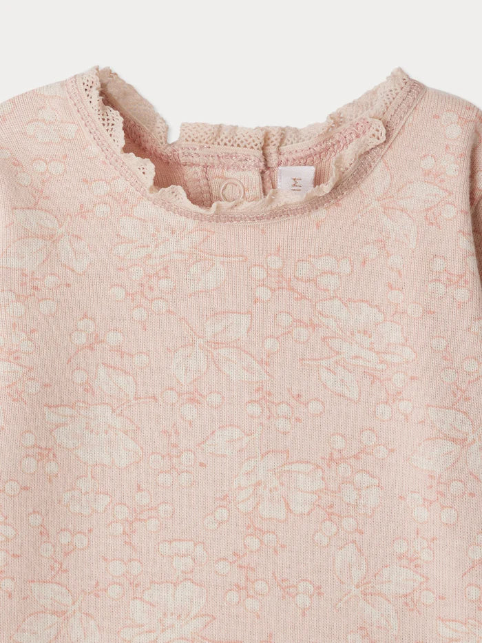 Gena Lace Collar Printed Set