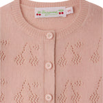 Bonpoint Gwenoli Rose Cashmere Cardigan
