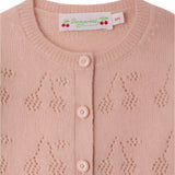 Bonpoint Gwenoli Rose Cashmere Cardigan
