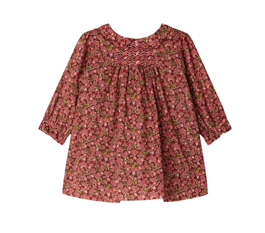 Bonpoint Im Grenadine Juju Smocked Liberty Dress