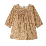 Bonpoint Pink Camelia Felicie Smocked Liberty Dress