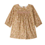 Bonpoint Pink Camelia Felicie Smocked Liberty Dress