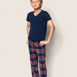 Petite Plume Windsor Tartan Pajama Pants