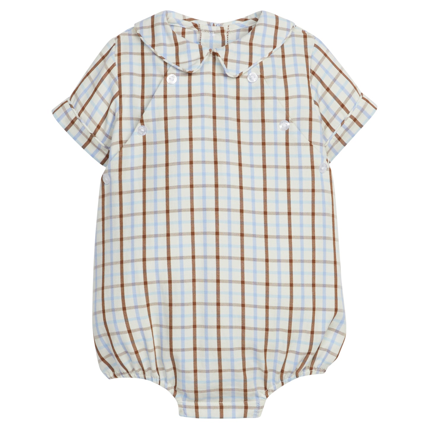 Little English Walker Bubble - Brownfield Plaid