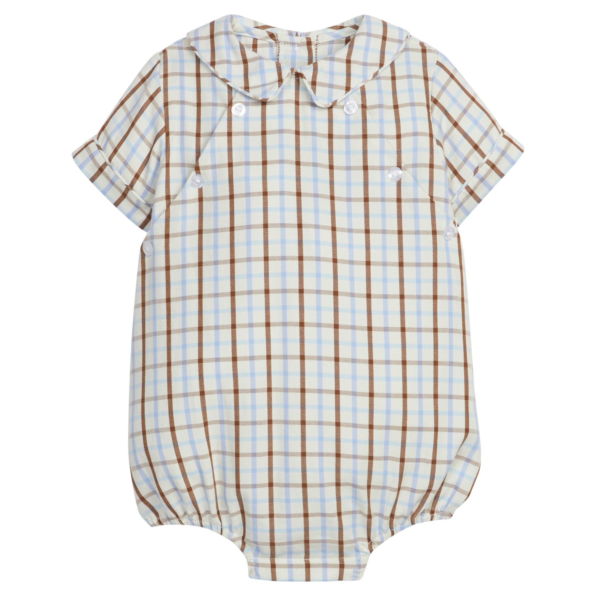 Little English Walker Bubble - Brownfield Plaid