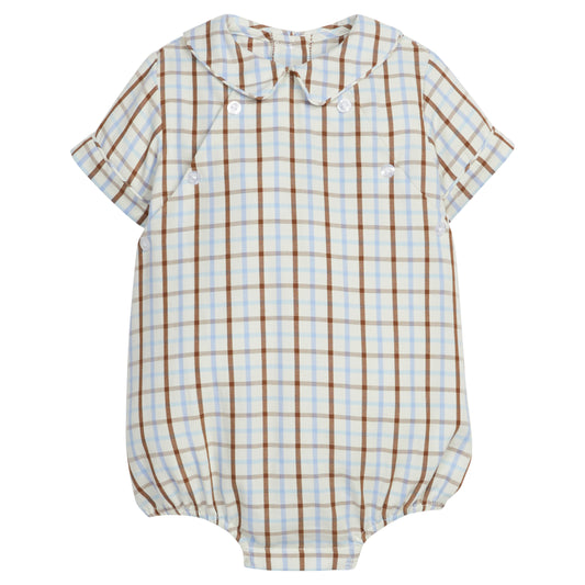 Little English Walker Bubble - Brownfield Plaid