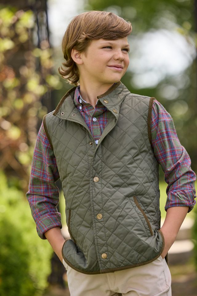 Little English Button Down Shirt - Thornhill Plaid