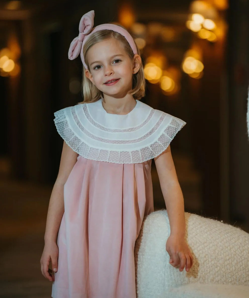 Sal and Pimenta Marshmallow Velvet Dress
