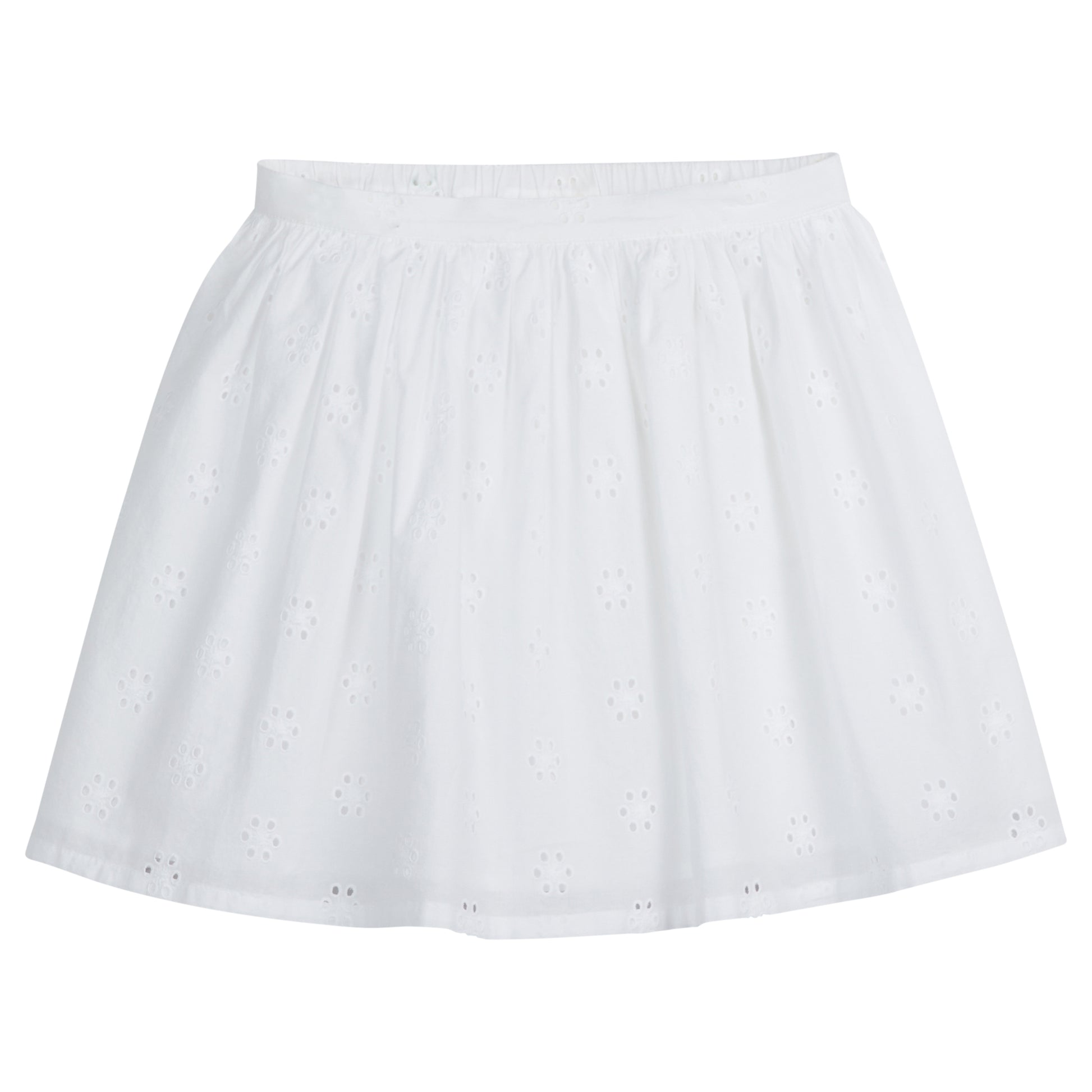 Little English Wilder Skirt- White Eyelet