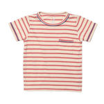 Oso & Me Willie T-Shirt- Nautical Red Stripe