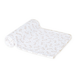 Magnolia Baby Darling Cowboy Boots Printed Swaddle Blanket- Ivory