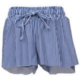 Butterfly Navy Stripes Flowy Shorts