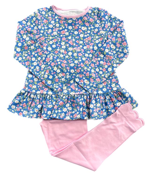 James and Lottie Fall Floral Peggy Peplum Legging Set