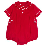 Little English Davant Bubble- Red Corduroy