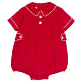 Little English Davant Bubble- Red Corduroy
