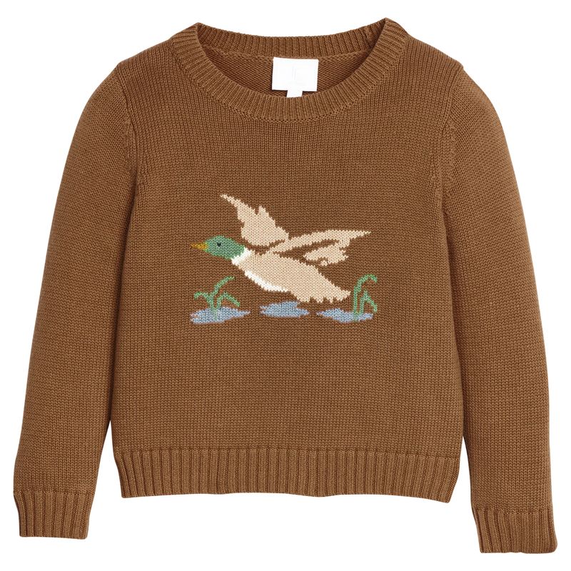 Little English Intarsia Sweater- Flying Mallard