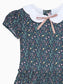 Navy Floral Xana Girl Drop Waist Dress