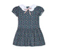 La Coqueta Navy Floral Xana Girl Drop Waist Dress