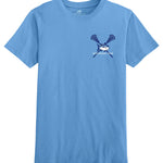 Southern Tide Lacrosse Palm Short Sleeve T-Shirt- Ocean Channel