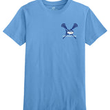 Southern Tide Lacrosse Palm Short Sleeve T-Shirt- Ocean Channel