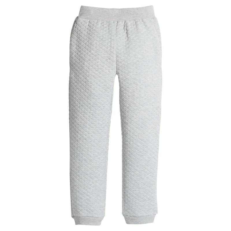 Classic Quilted Jogger- Gray