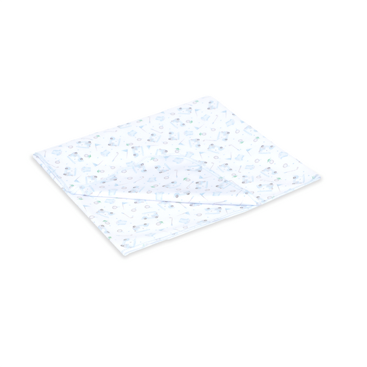 Magnolia Baby Little Golfer Swaddle Blanket- Light Blue