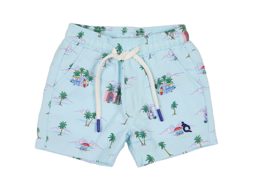 BlueQuail Coastal Getaway Swim Trunks