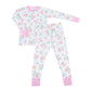 Magnolia Baby Pumpkin Blush Long Pajamas - Pink