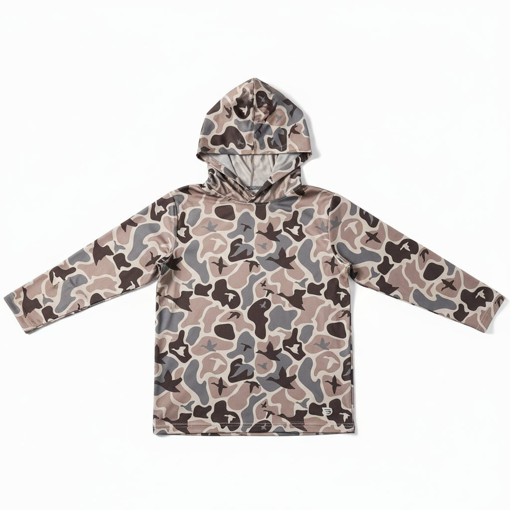 Burlebo Performance Hoodie- Mallard Mayhem Camo