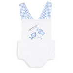 Magnolia Baby Gone Fishing Applique Criss Cross Bubble